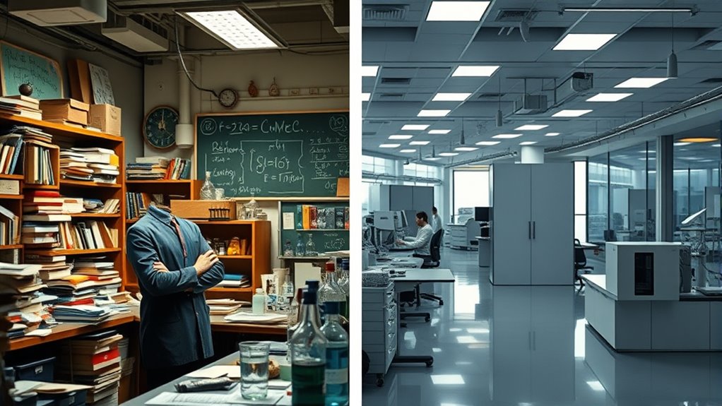 academic independence versus industrial teamwork