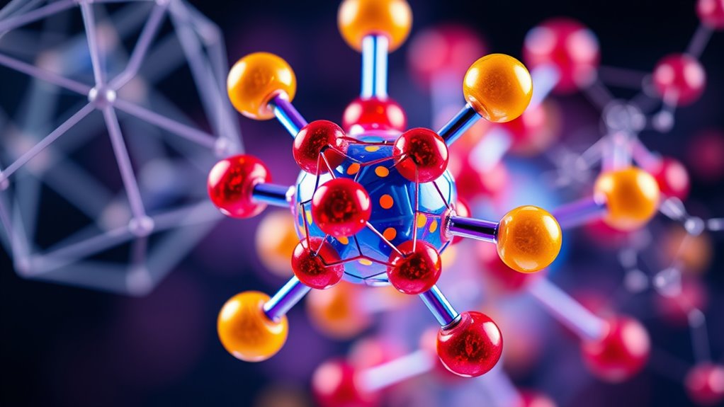 atoms bond through sharing