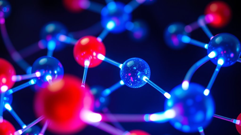 atoms share or transfer electrons
