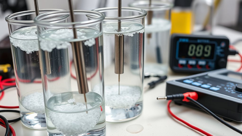 check electrolysis setup properly