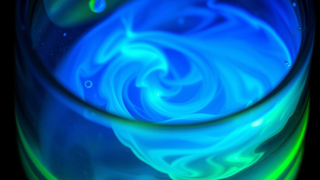 chemical glow from household items