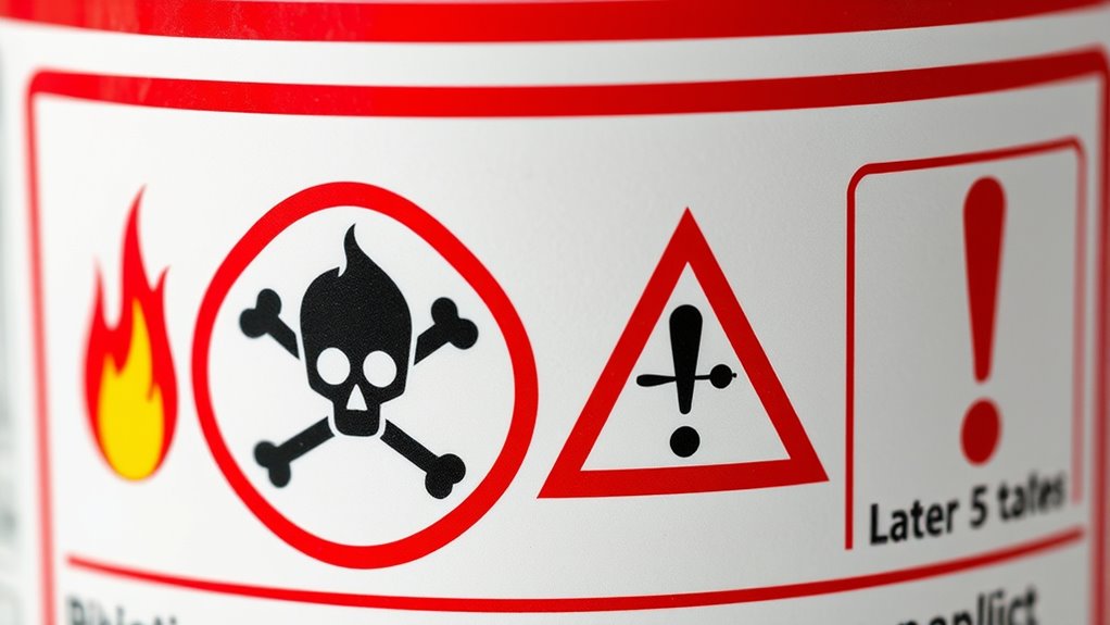 chemical hazard pictogram meanings