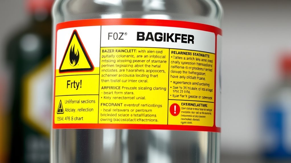 chemical label safety components