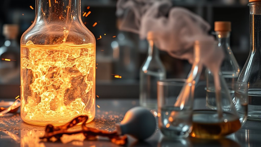 chemical reactions cause explosions