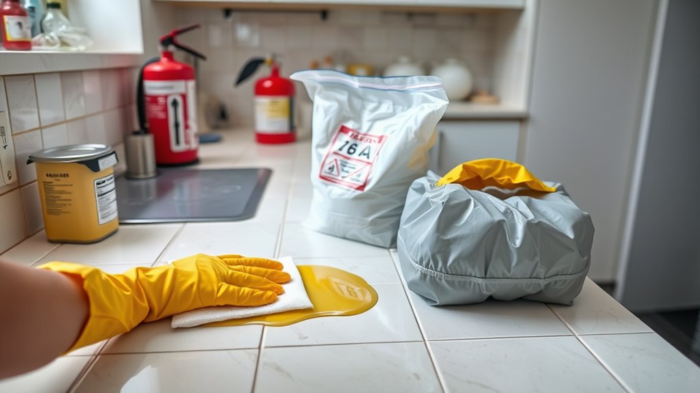 chemical spill cleanup procedures