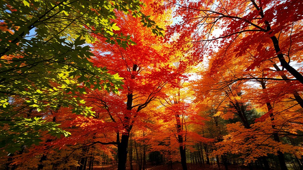 chlorophyll breaks down seasonally