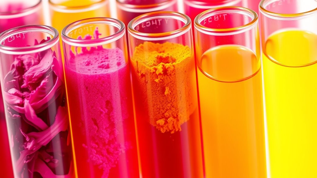 color change indicates acidity
