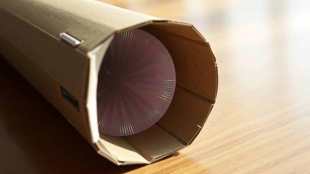 constructing a homemade spectroscope