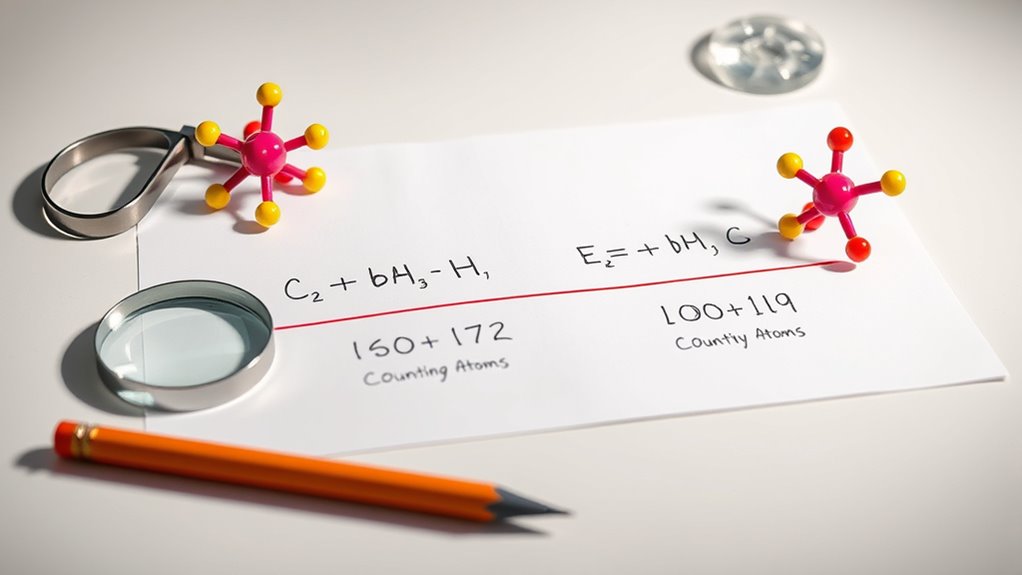 count atoms carefully