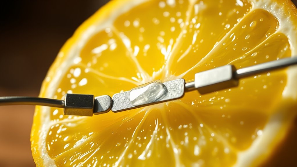 creating a lemon powered battery