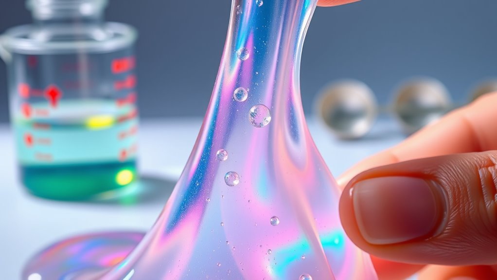 cross linking chemistry in slime