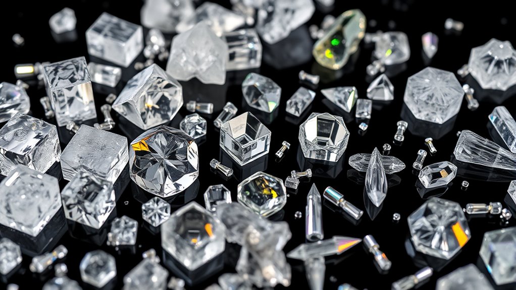 crystal shapes reveal internal structures