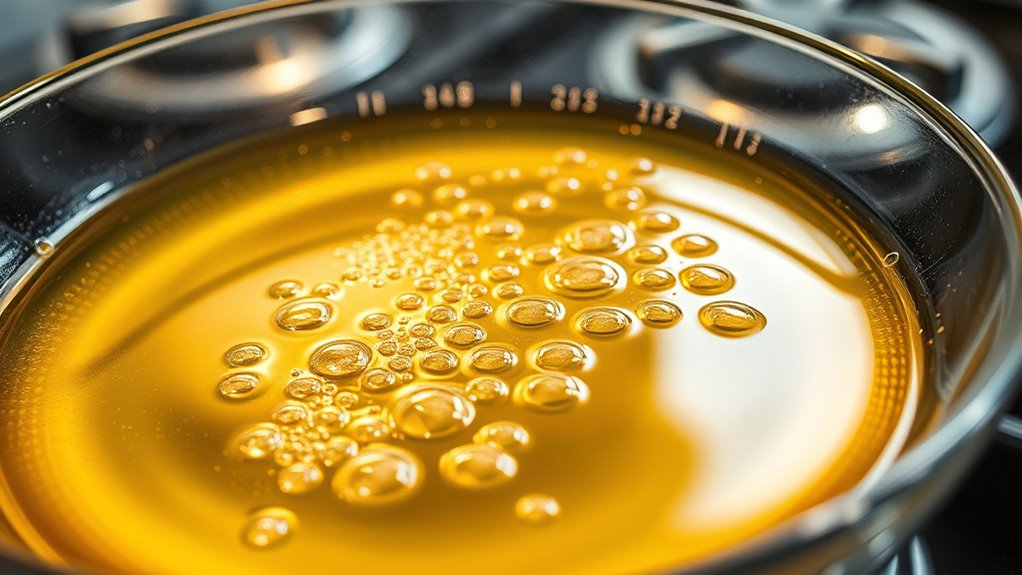 effects of heat on oil