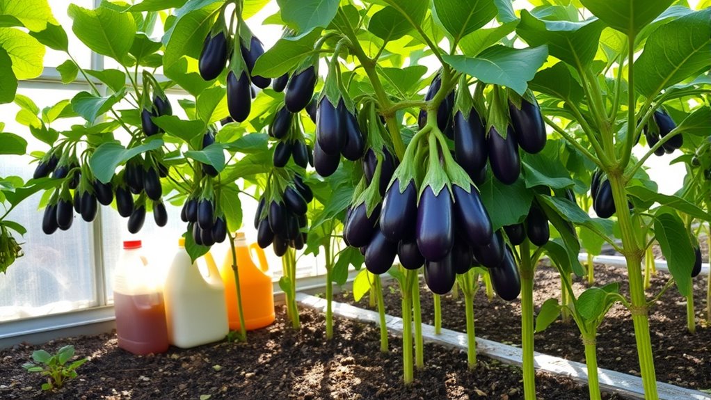 eggplant greenhouse fertilization tips