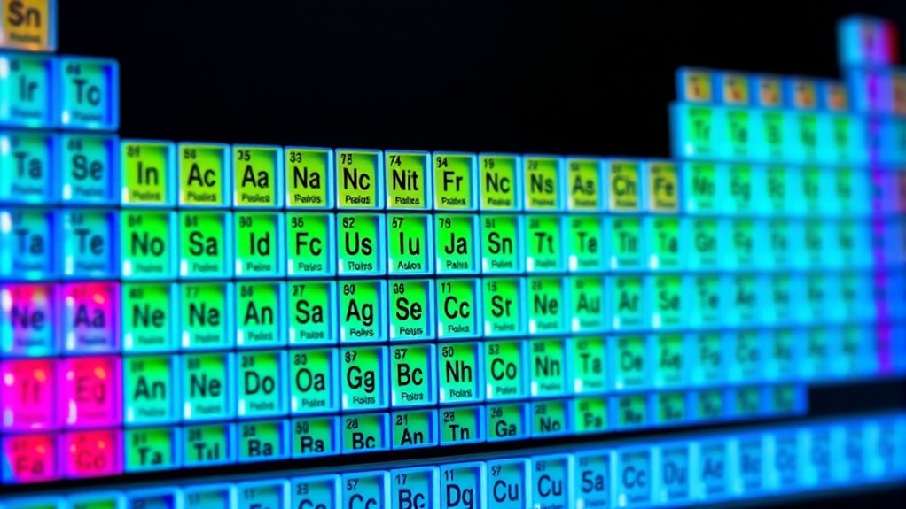 elements grouped by behavior