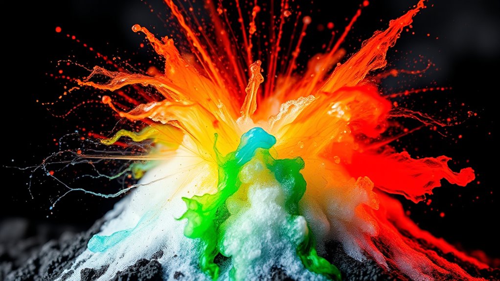 enhance eruption with colors