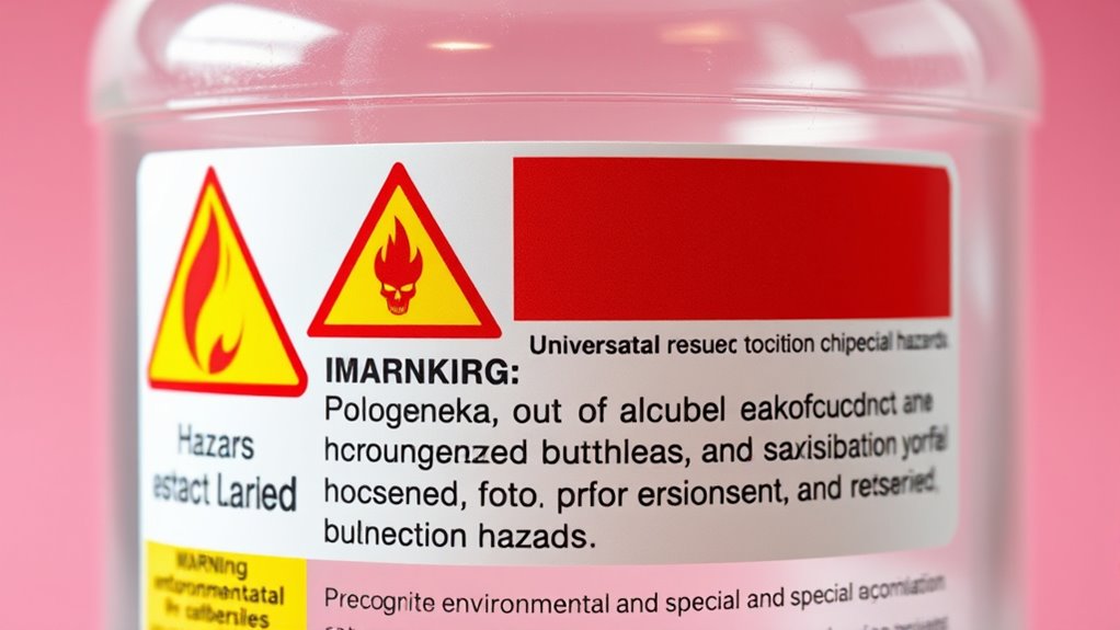environmental hazard warning symbols