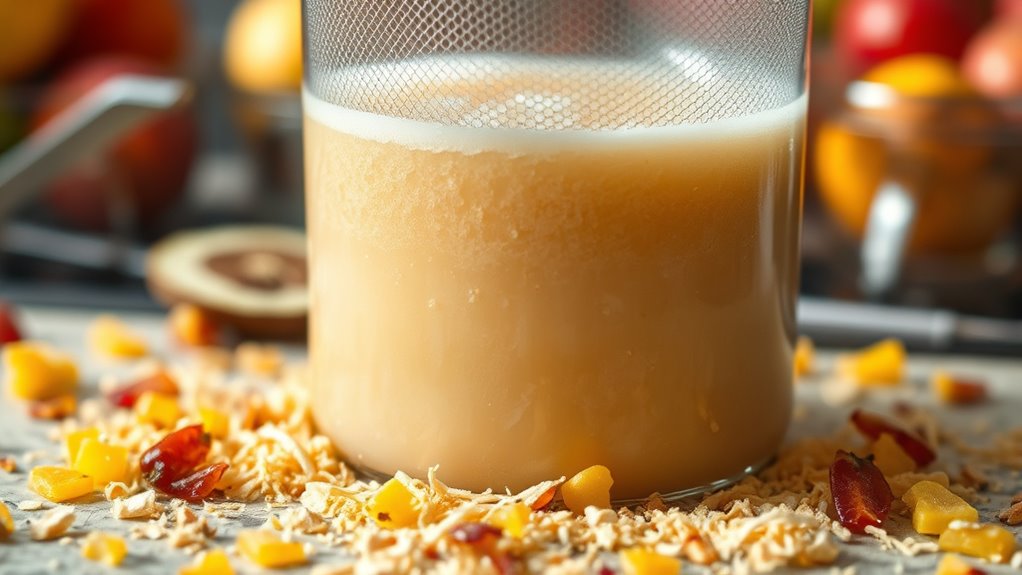 filter mixture to purify