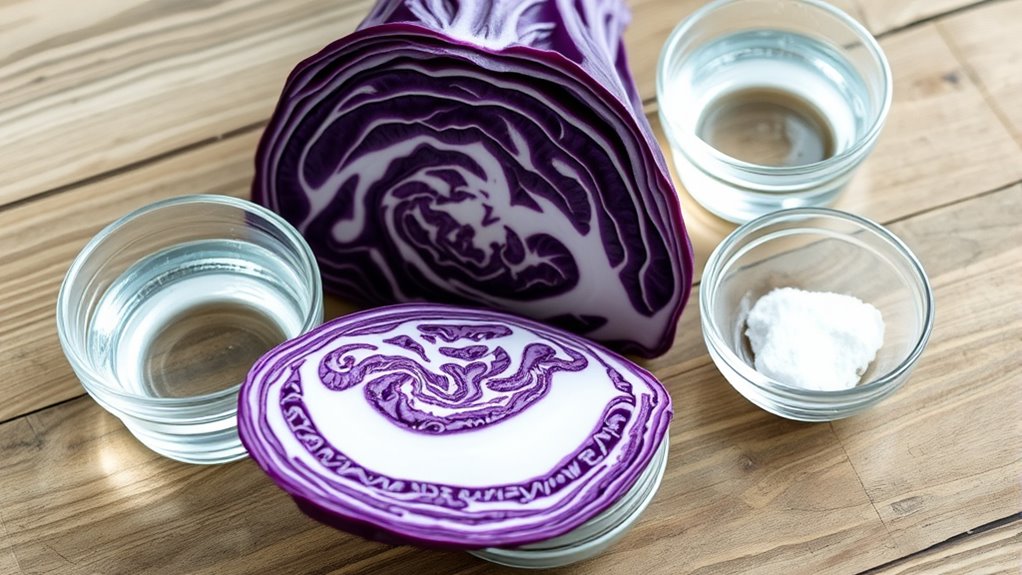 gather cabbage water containers