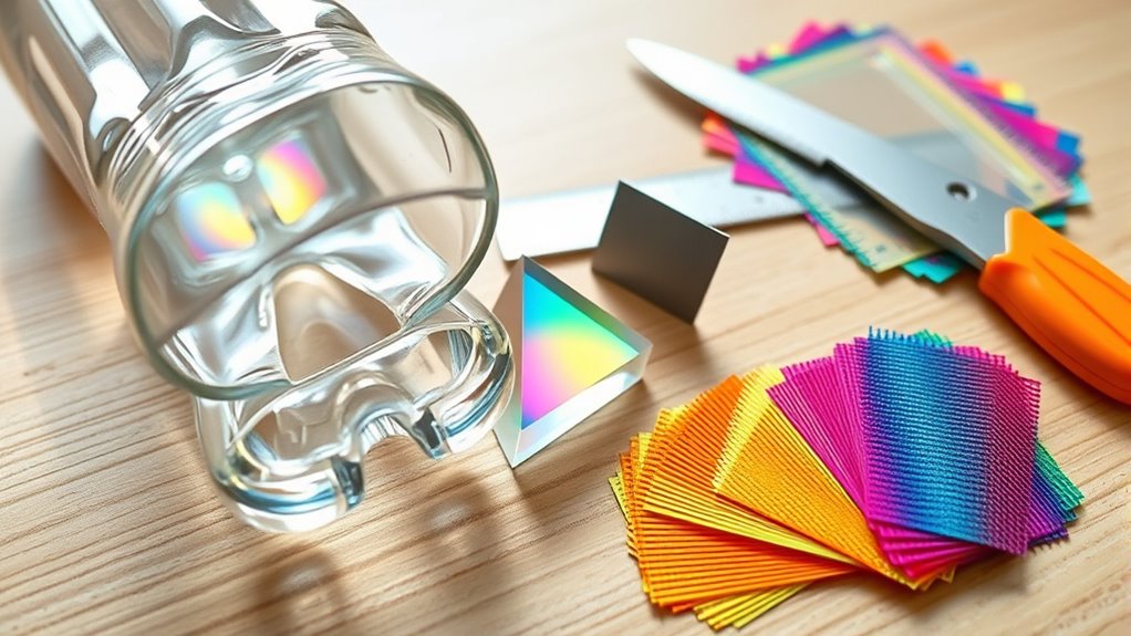 gather materials for spectroscopy