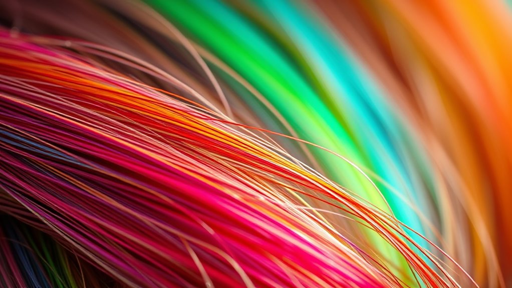 hair structure influences dye absorption