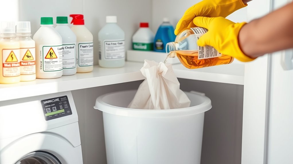 handle chemicals with care