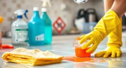 handle spills safely at home
