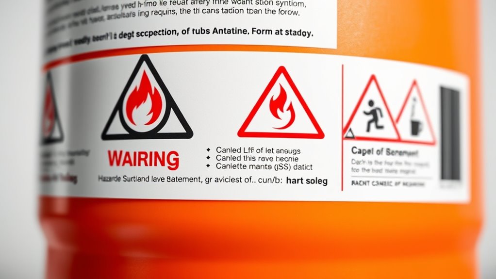 hazard labels signal severity