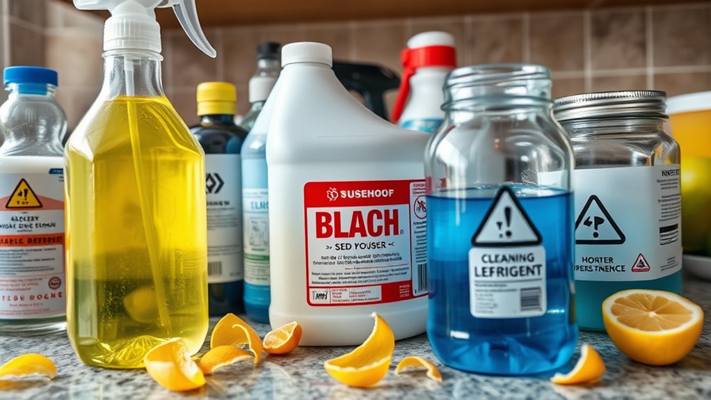hazardous household cleaning chemicals