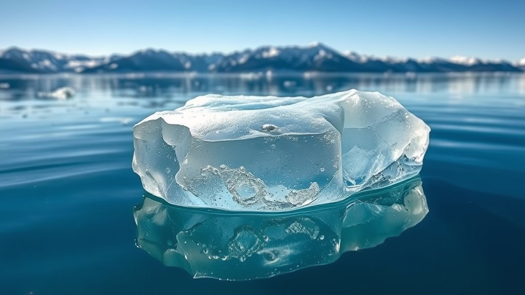 ice insulates and stabilizes