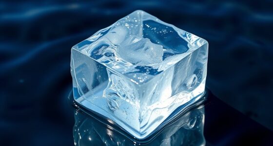 ice is less dense