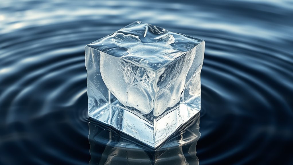 ice s density and buoyancy