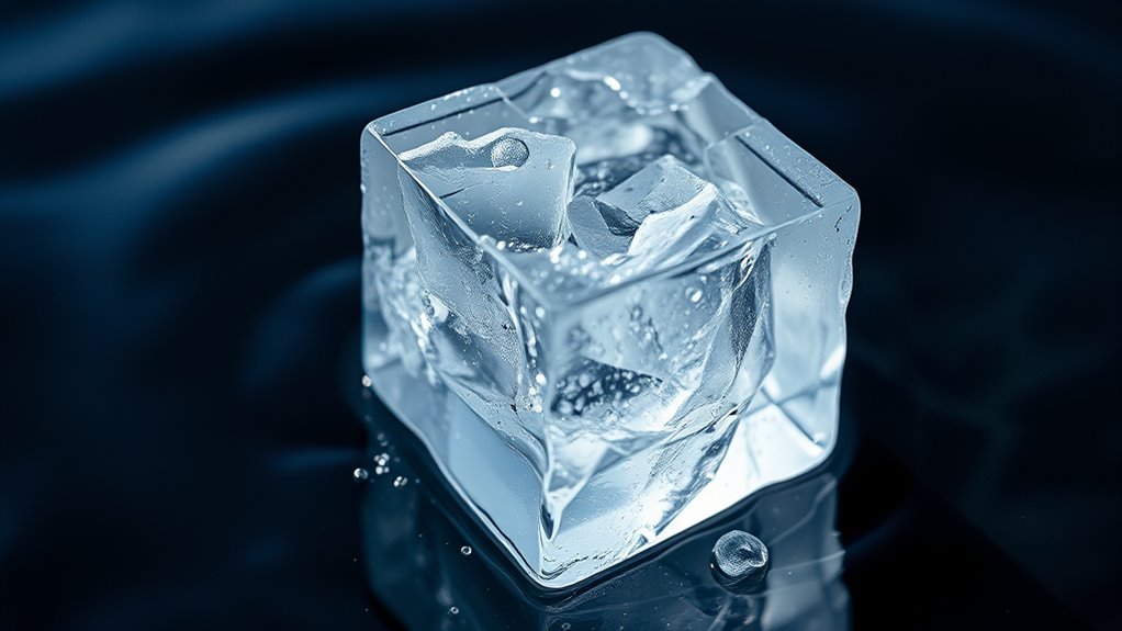 ice s hexagonal lattice structure