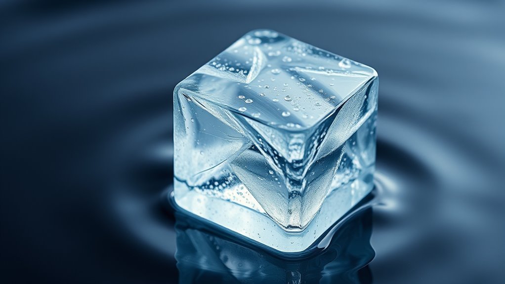 ice s low density and structure