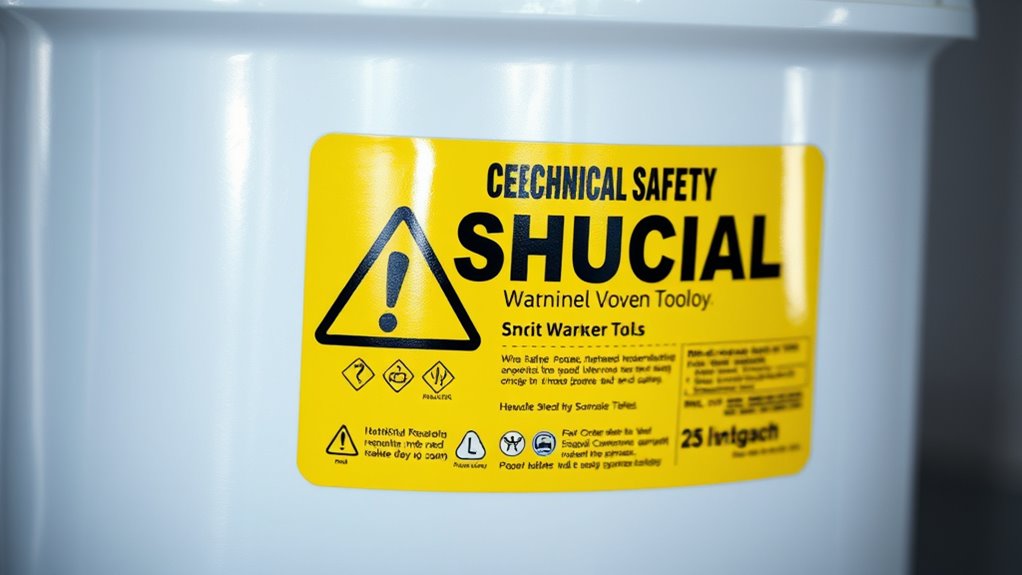 identify chemical safety labels