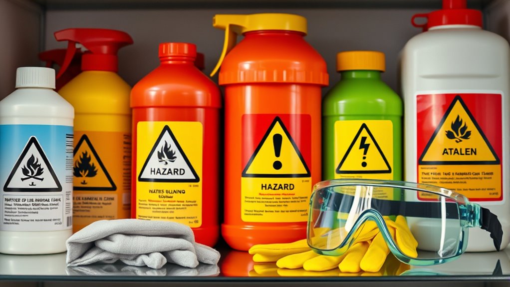 identify hazardous product labels