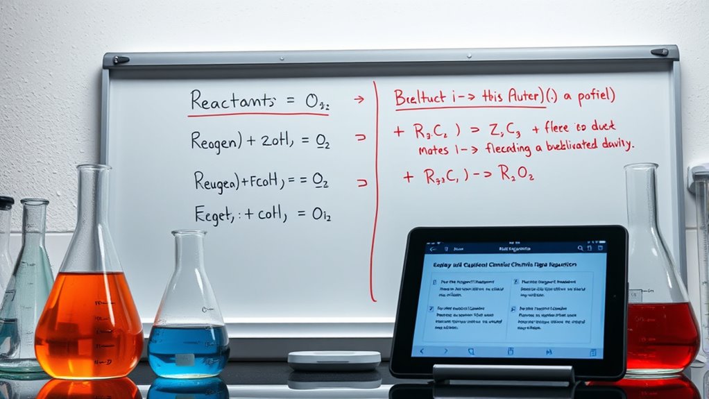 identify reactants and products