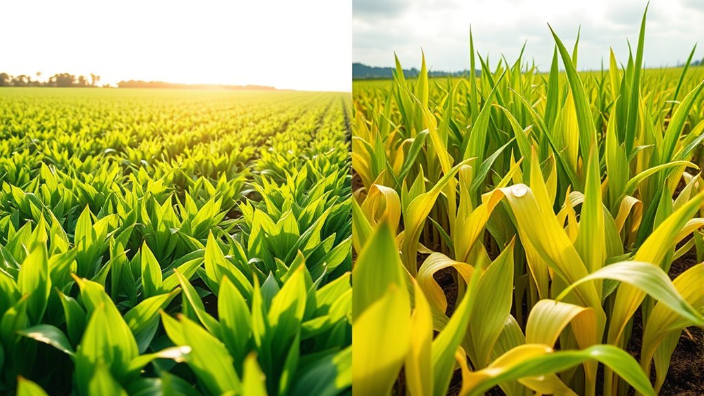 inorganic salts support healthy crop growth