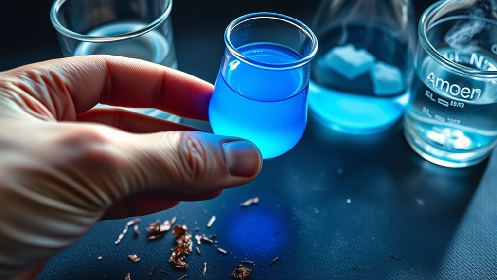 invisible chemical message revealed