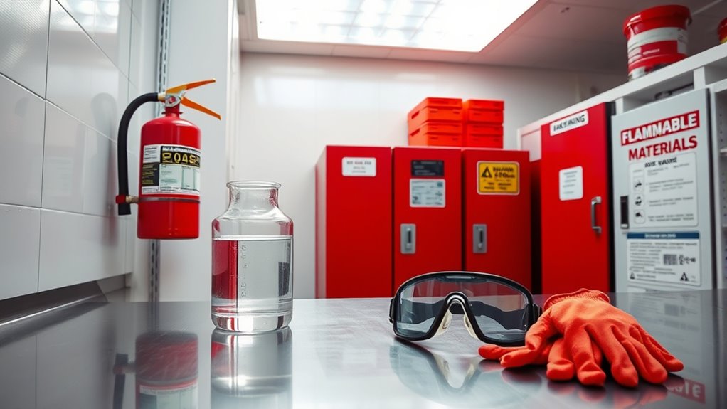 lab fire safety precautions