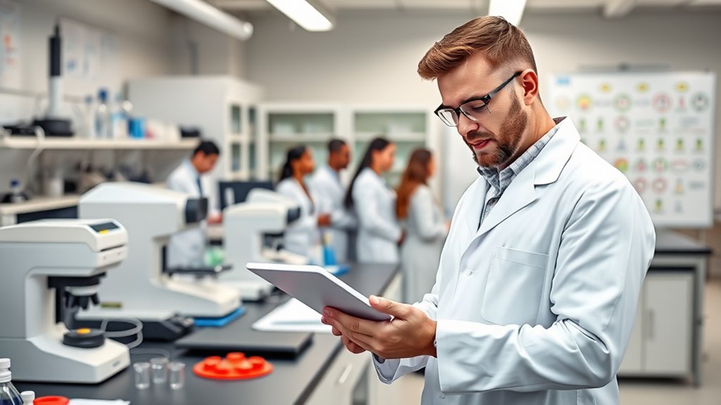 laboratory skills to management