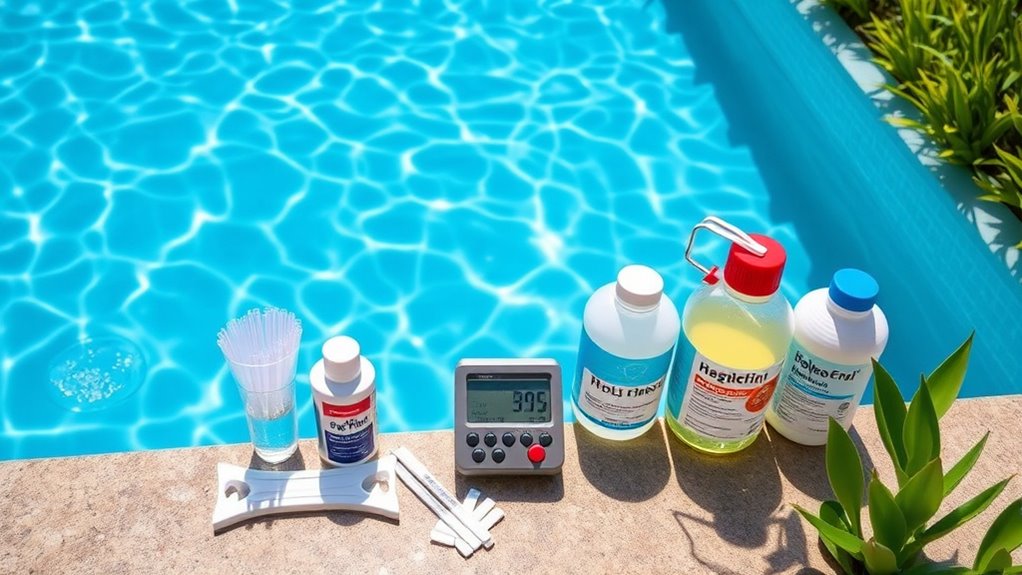maintain balanced pool water