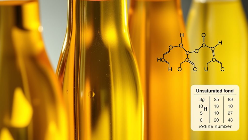 measuring oil unsaturation levels