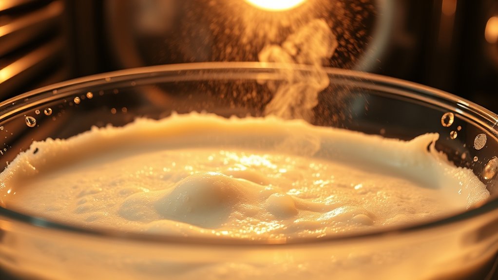 moisture heat activate leavening