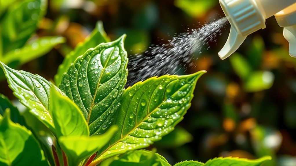 nutrient delivery via leaves