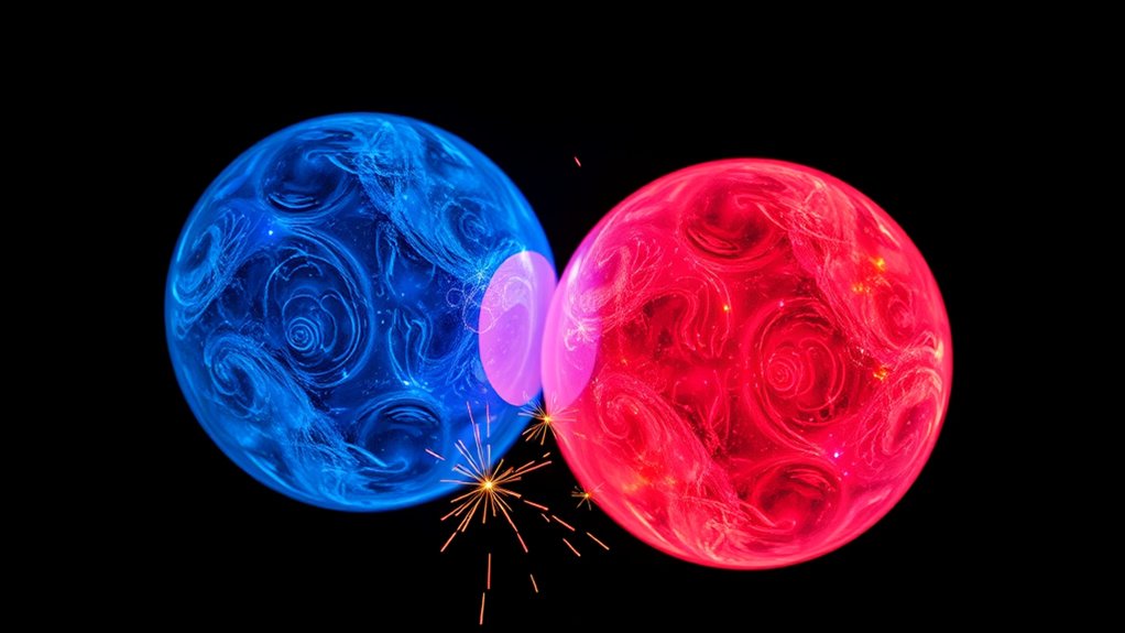 opposite charges create ionic bonds