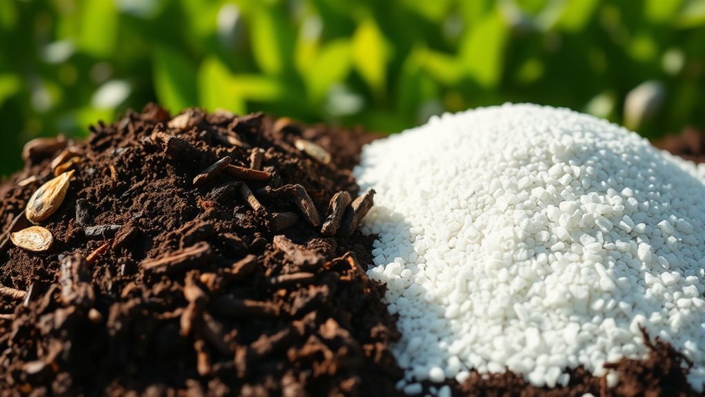 organic vs inorganic fertilizer differences