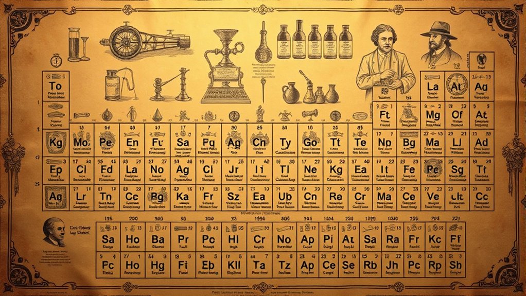 origin and evolution of periodic table