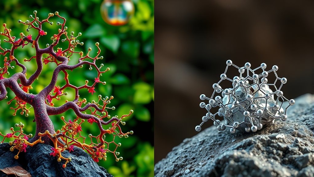 origins of biological and mineral