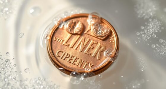 pennies react with vinegar
